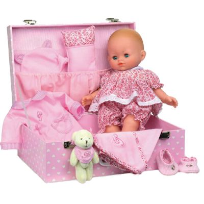 Кукла в коробке Новорожденный ручной работы 36см  623615 Petitcollin