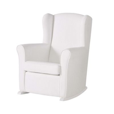 Кресло-качалка для кормления 74х82х99 белый кожзам Nanny Micuna