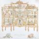 Пеленка мультиф-ая муслиновая в кор. 97х97 белый-бежевый кукольный дом Atelier Choux