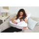 Подушка для мамы и малыша с поясом б/р бело-серый 205091 Candide