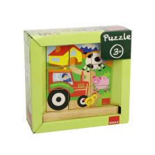Игровой набор деревянный Кубики 1шт  55203 Goula
