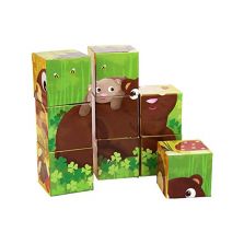Игровой набор деревянный Кубики 1шт  53419 Goula