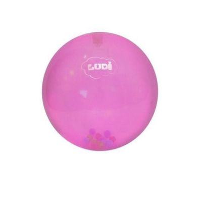 Мяч-брязкальце 1шт рожевий 2787 Ludi