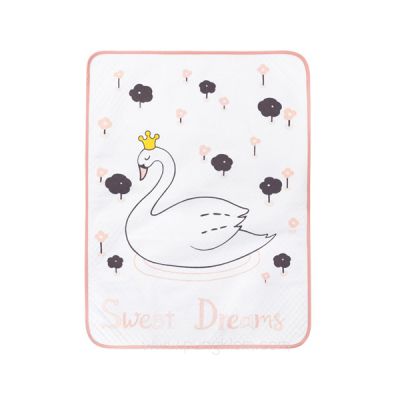 Коврик коттоновый водонепроницаемый 68x90  Swan Baby Muffin