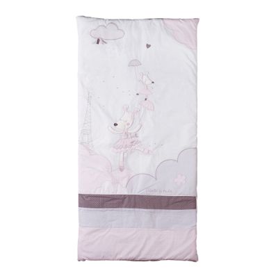 Одеяло покрывало 60х120 розовый-серый LMED2 Sauthon