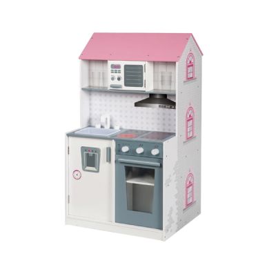 Іграшковий будинок деревяний/ кухня 1шт рожевий 6964 Roba