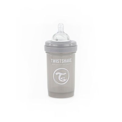 Пляшка для годування антиколькова 0+ 180мл сірий 78254 Twistshake