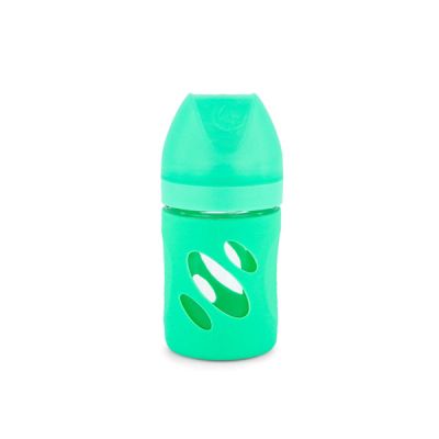 Пляшка для годування антиколькова скло 0+ 180мл зелений 78578 Twistshake