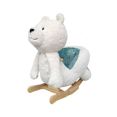 Качалка м`яка музична Ведмідь 1шт білий 42162 Gerardo`s toys
