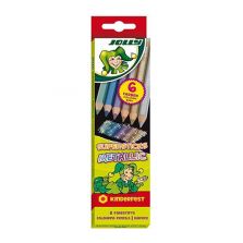 Набір олівців кольорових 6шт металл 3000-0450 Jolly